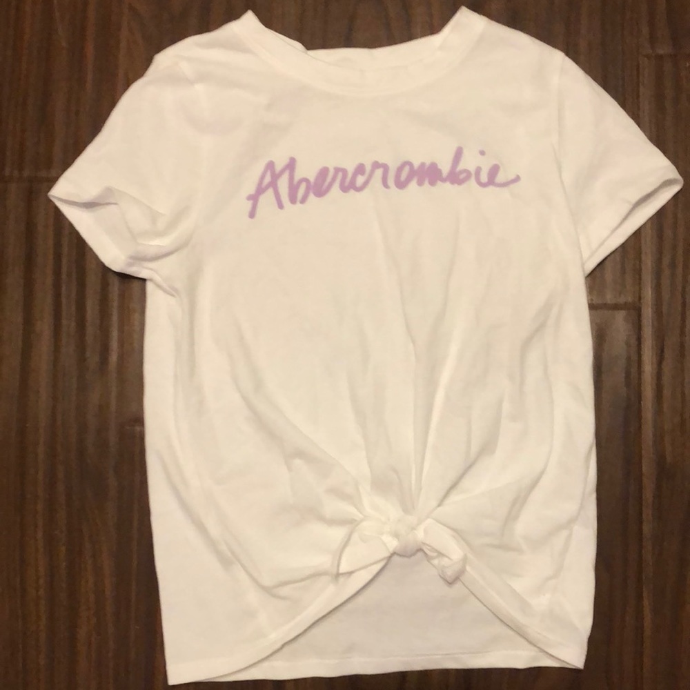 Abercrombie kids size 9/10 white t shirt